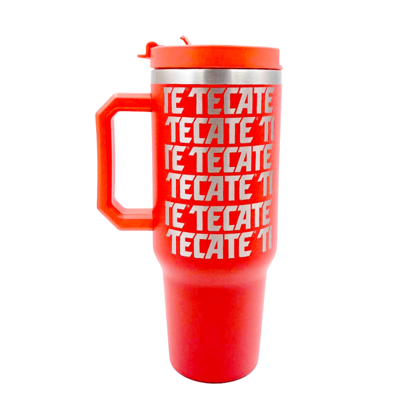 Termo Titán Rojo 40 oz Tecate.