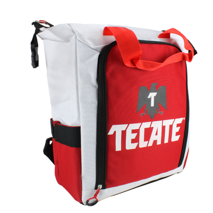 Soft Cooler Back Pack Tecate Roja