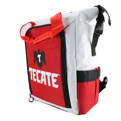 Soft Cooler Back Pack Tecate Roja