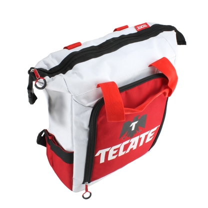 Soft Cooler Back Pack Tecate Roja