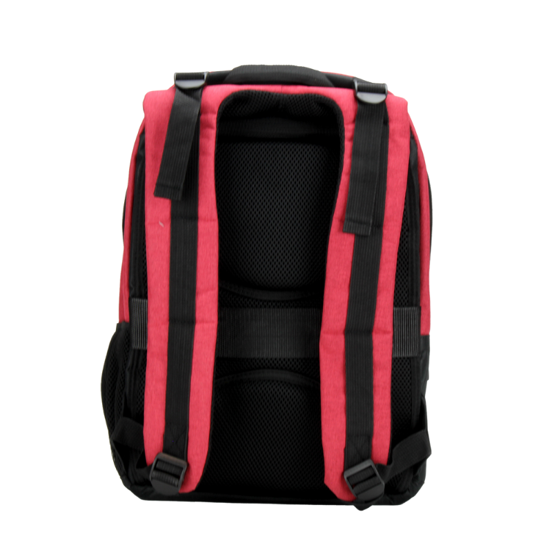 Mochila con bocina y luz LED color rojo/negro 3EYE Tecate