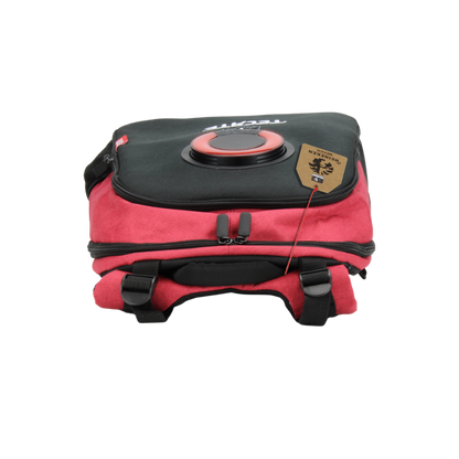 Mochila con bocina y luz LED color rojo/negro 3EYE Tecate