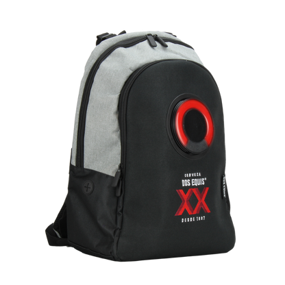 Mochila con bocina y luz LED color gris/negro 3EYE XX