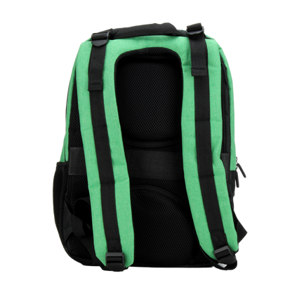 Mochila con bocina y luz LED color verde/negro 3EYE Indio