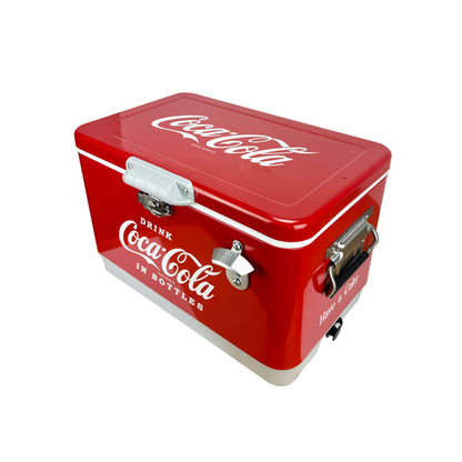 Hielera Metálica Coca-Cola Capacidad 30 Lt Retro